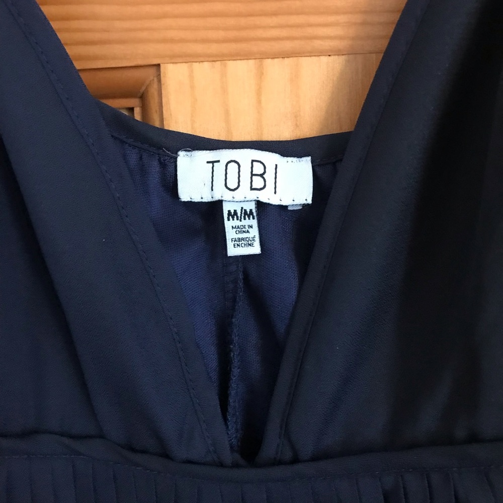 TOBI Navy Formal Dress size M - Picture 2 of 3